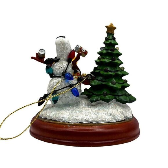 The Simpsons Sno-Mer Simpson Bradford 2002 Illuminated Christmas Ornament - Picture 2 of 5